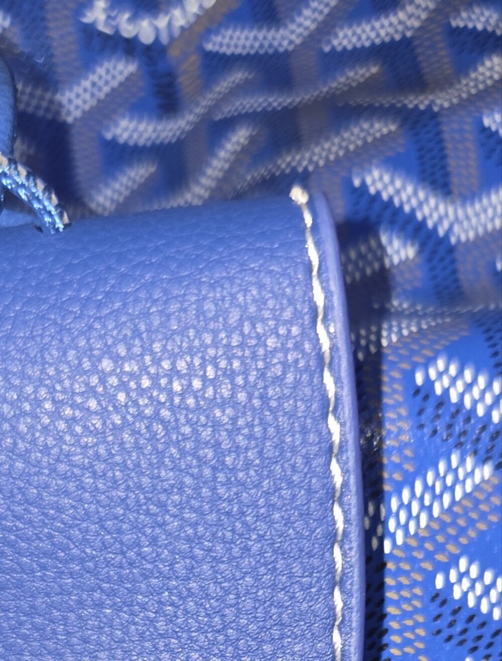 Small Blue Reverse Bag - Picture 8 of 8